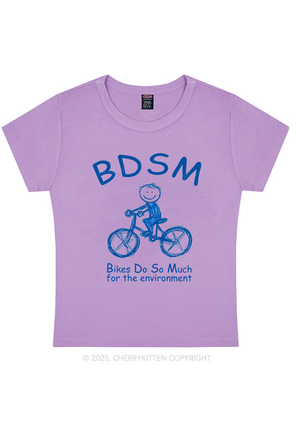 Bikes Do Much Environment Y2K Baby Tee Cherrykitten