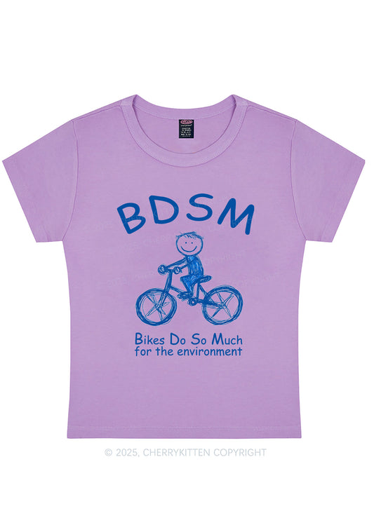 Bikes Do Much Environment Y2K Baby Tee Cherrykitten