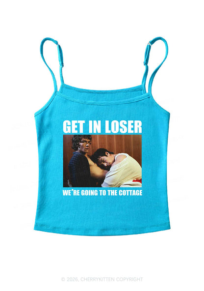We Are Going To Cottage HR Y2K Spaghetti Strap Cami Cherrykitten