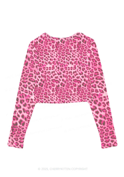 Bxtch I'm A Custom Zodiac Y2K Mesh Long Sleeve Crop Top Cherrykitten