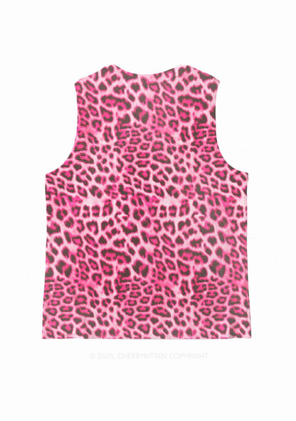 Bxtch I'm A Custom Zodiac Y2K Mesh Muscle Tank Cherrykitten