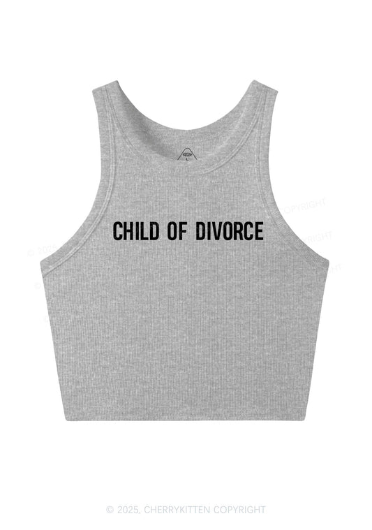 Child Of Divorce Y2K Crop Tank Top Cherrykitten