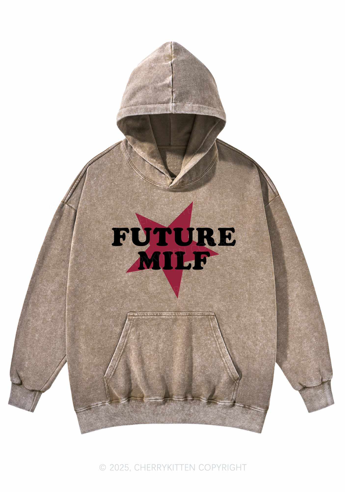 Future Mxxf Y2K Washed Hoodie Cherrykitten