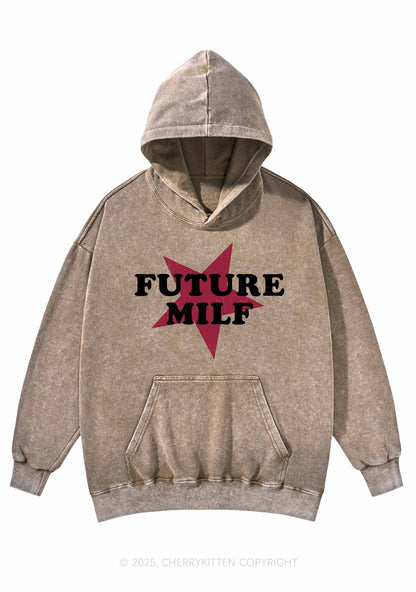 Future Mxxf Y2K Washed Hoodie Cherrykitten