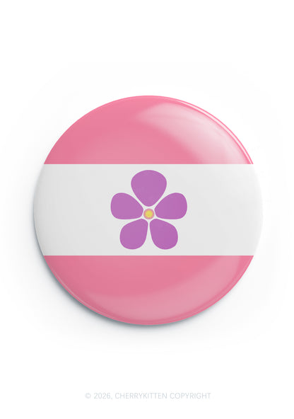 Sapphic Flag Pride 1Pc Y2K Pin Badge Cherrykitten