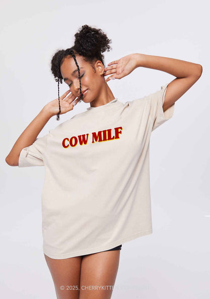 Cow Mxxf Y2K Washed Tee Cherrykitten