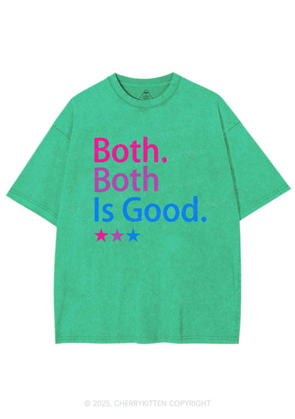 Both Is Good Pride Y2K Shirts Washed Tee Cherrykitten
