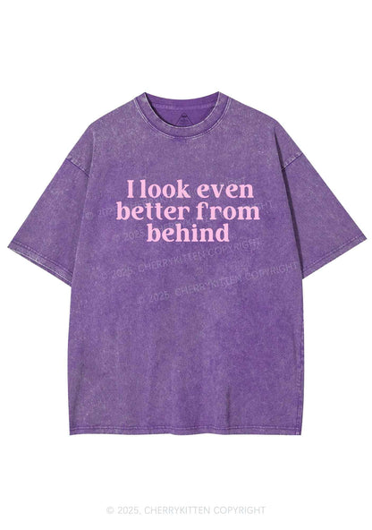 Look Better From Behind Y2K Shirts Washed Tee Cherrykitten