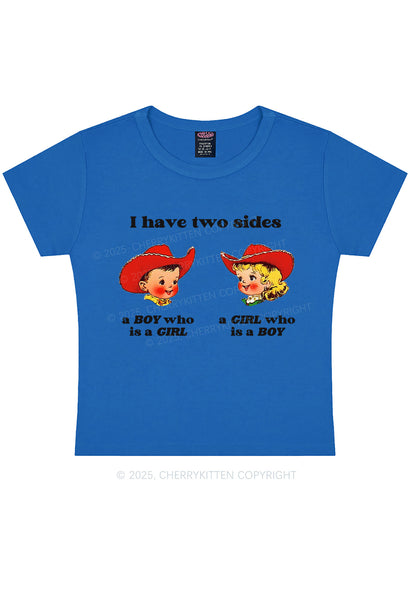 I Have Two Sides Pride Y2K Baby Tee Cherrykitten