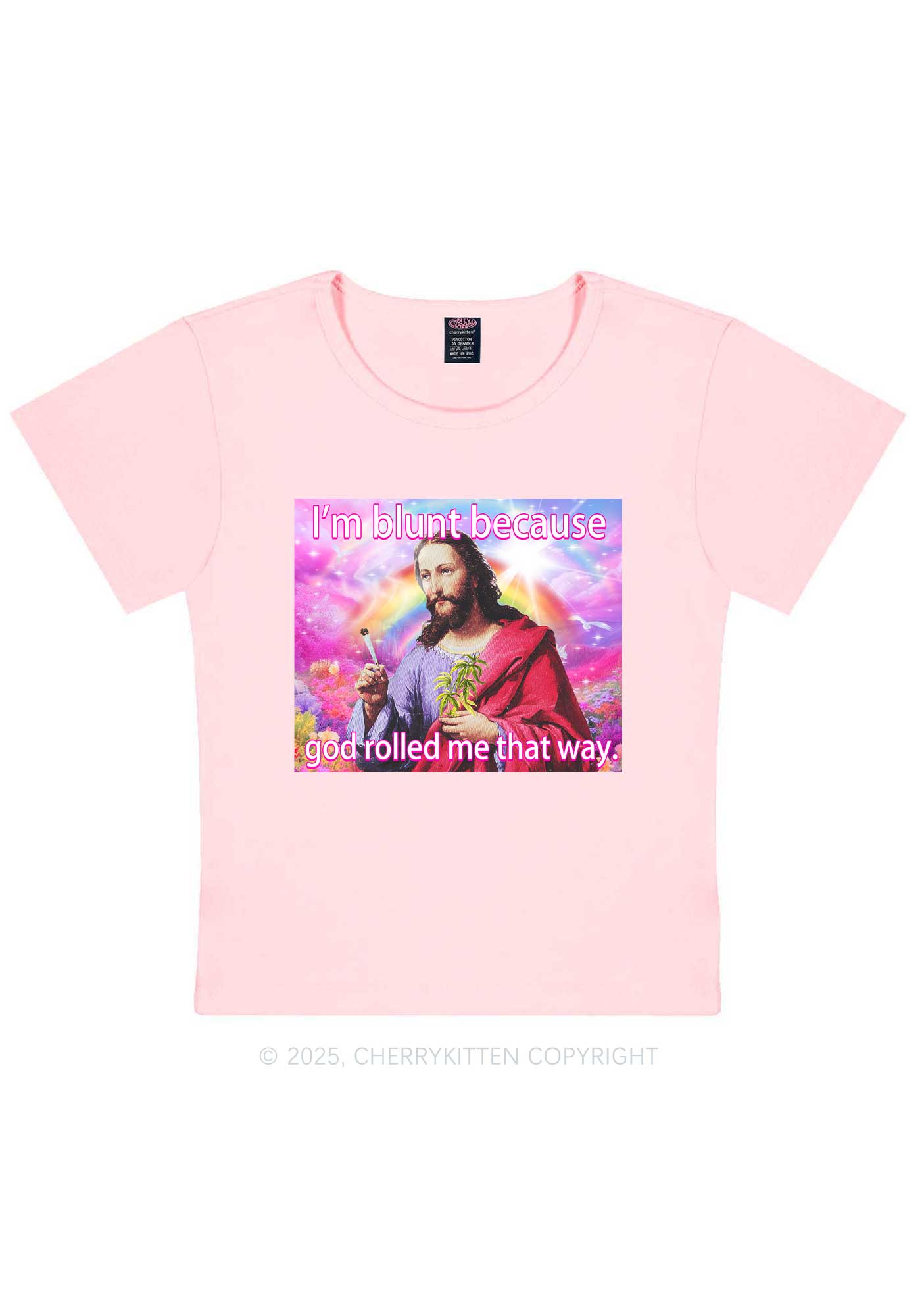 Im Blunt Y2K Baby Tee Cherrykitten
