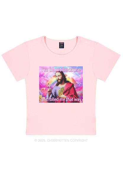 Im Blunt Y2K Baby Tee Cherrykitten
