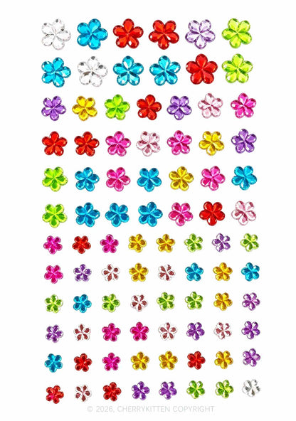 1pc Heart Gems Y2K Face Sticker Cherrykitten