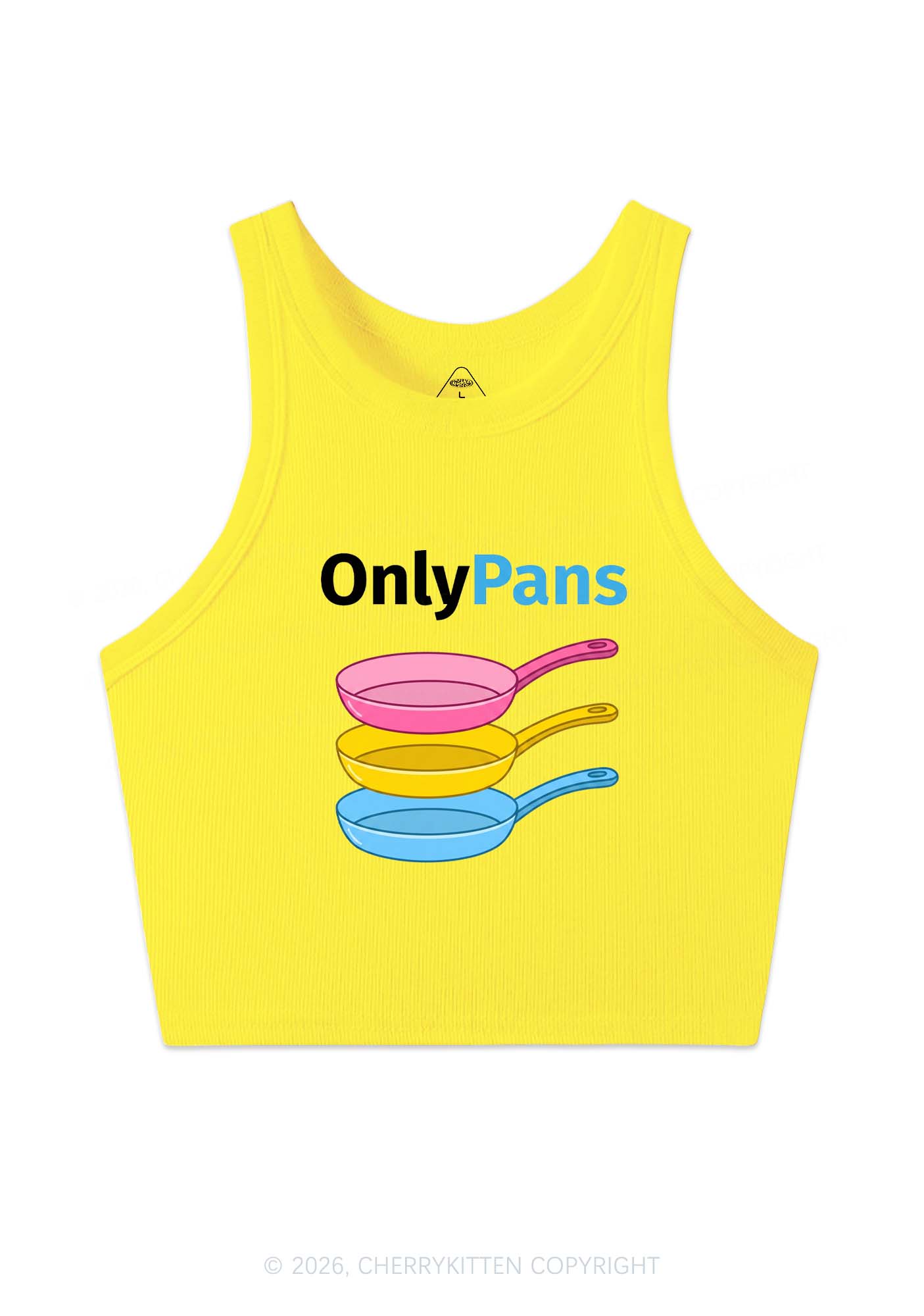 Only Pans Pride Y2K Crop Tank Top Cherrykitten