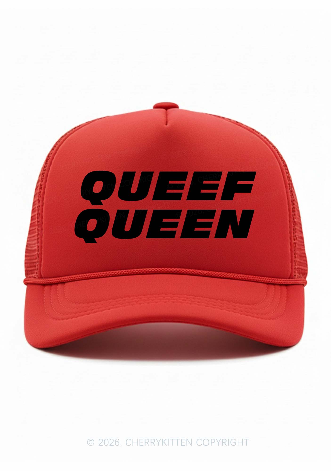 Queef Queen Y2K Trucker Hat Cherrykitten