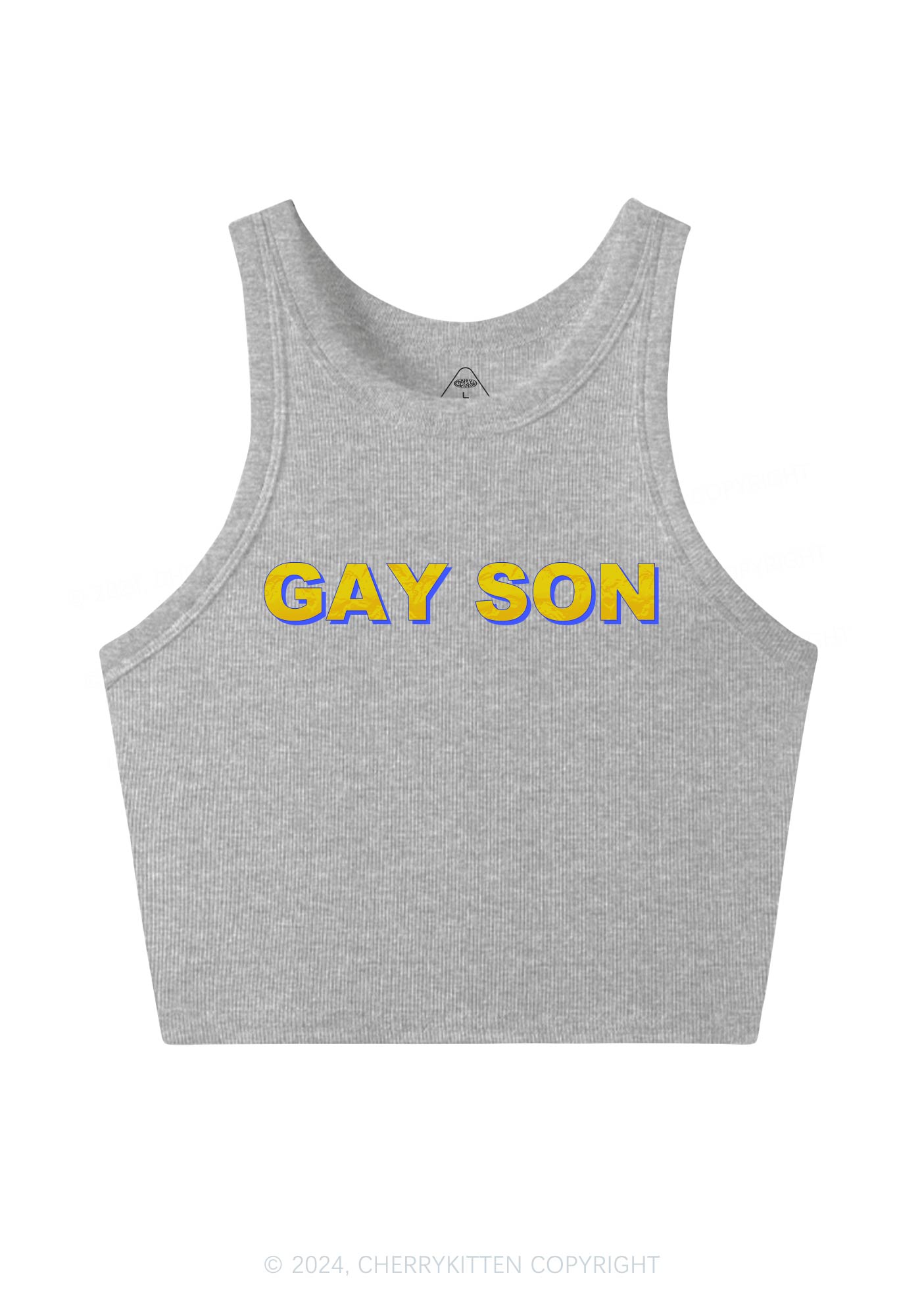 Gay Son Y2K Crop Tank Top Cherrykitten