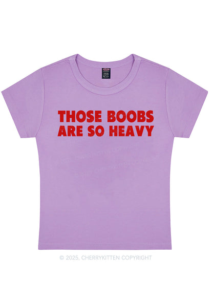 Bxxbs Are So Heavy Y2K Baby Tee Cherrykitten