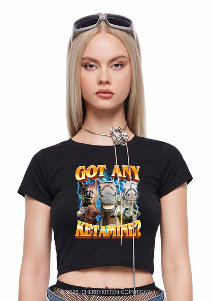 Got Any Kxxamine Y2K Baby Tee Cherrykitten