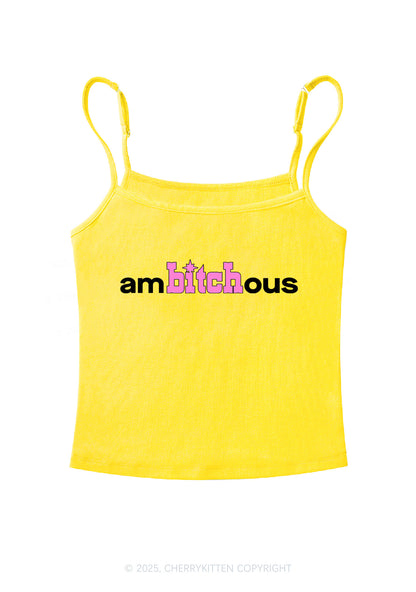 Ambxxchous Y2K Spaghetti Strap Cami Cherrykitten