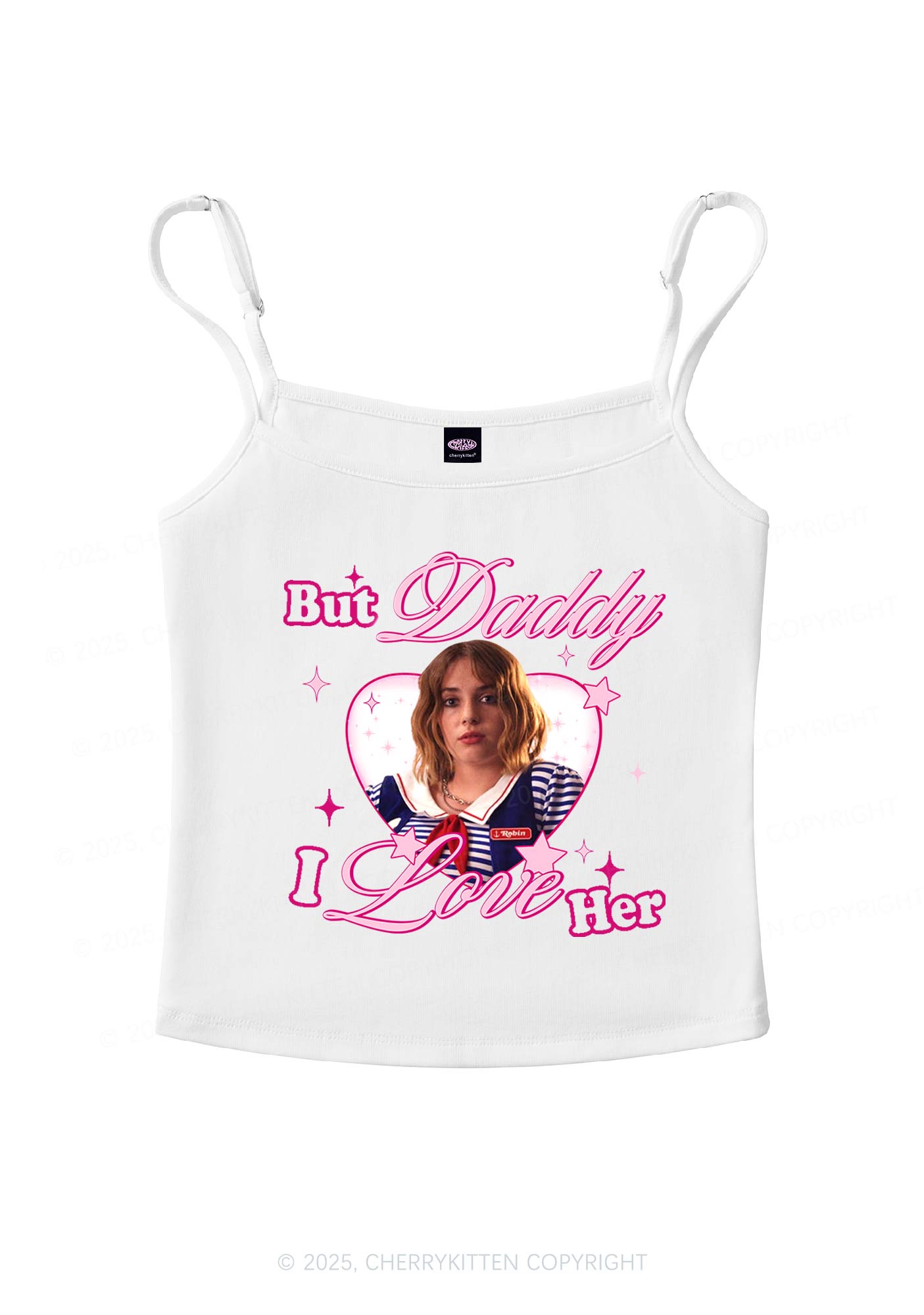 Daddy I Love RB Pride Y2K Spaghetti Strap Cami Cherrykitten