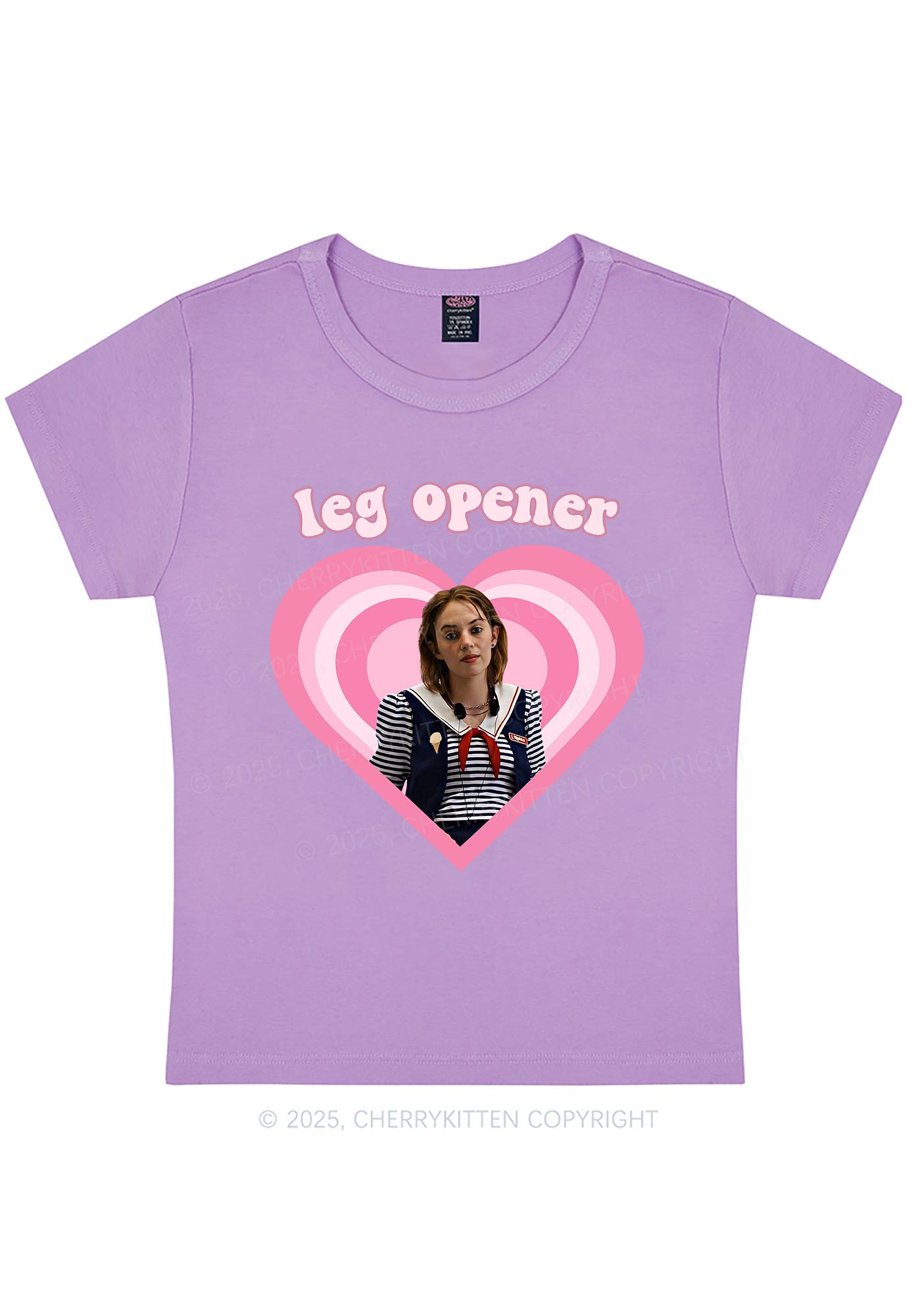 Leg Opener Pride Y2K Baby Tee Cherrykitten
