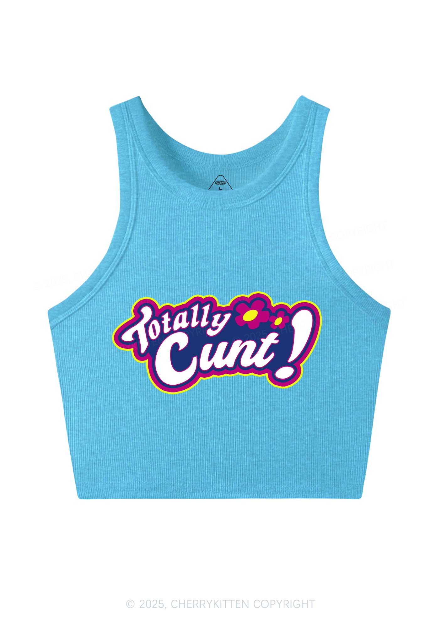 Totally Cxxt Y2K Crop Tank Top Cherrykitten