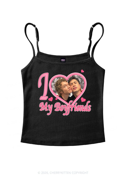 I Love My Boyfriends HR Y2K Spaghetti Strap Cami Cherrykitten