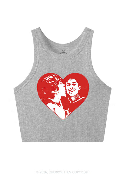 Red Heart Bros HR Y2K Crop Tank Top Cherrykitten
