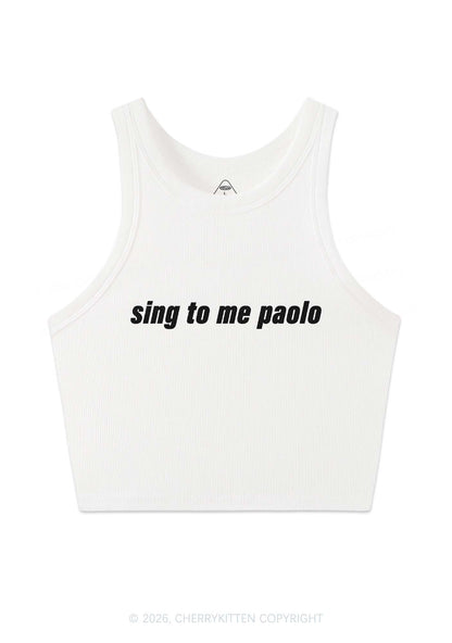 Sing To Me Y2K Crop Tank Top Cherrykitten