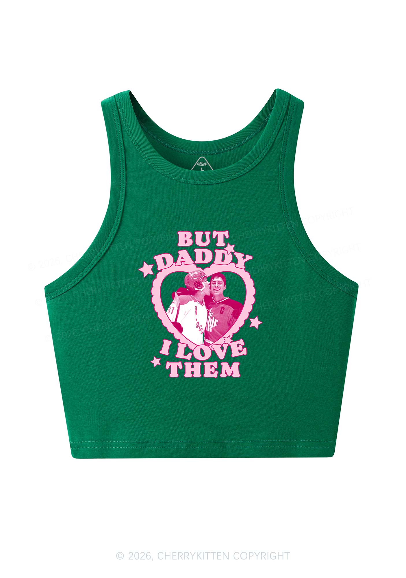 But Daddy I Love Them HR Y2K Crop Tank Top Cherrykitten