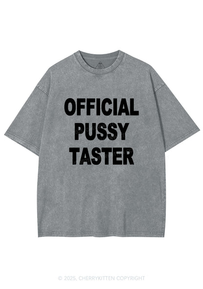 Official Puxxy Taster Y2K Shirts Washed Tee Cherrykitten