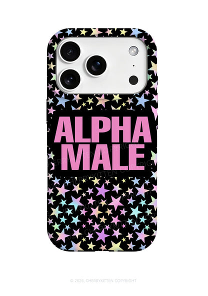Black Alpha Male Pride Y2K Phone Case Cherrykitten