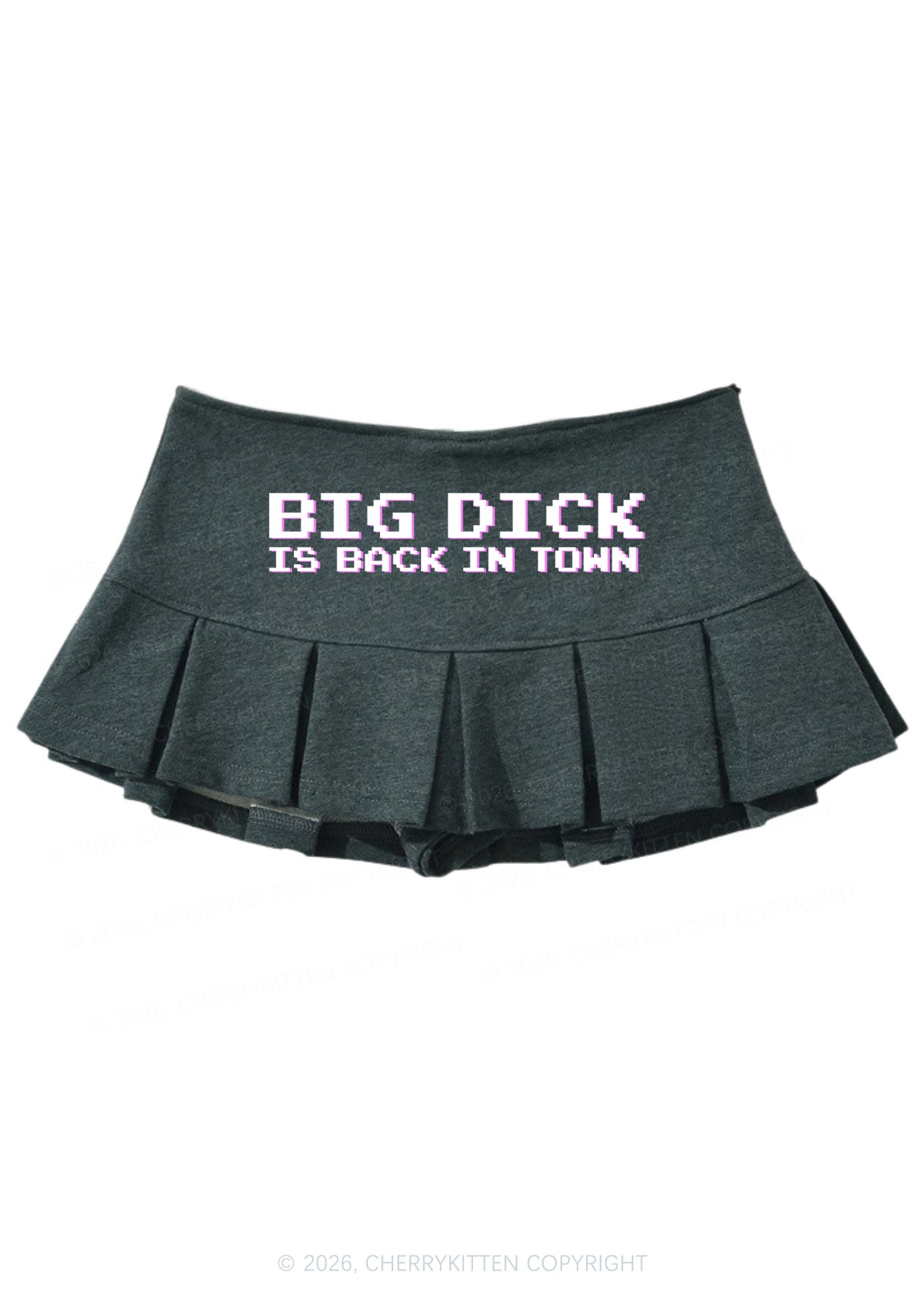 Big Is Back In Town Y2K Mini Pleated Skirts Cherrykitten