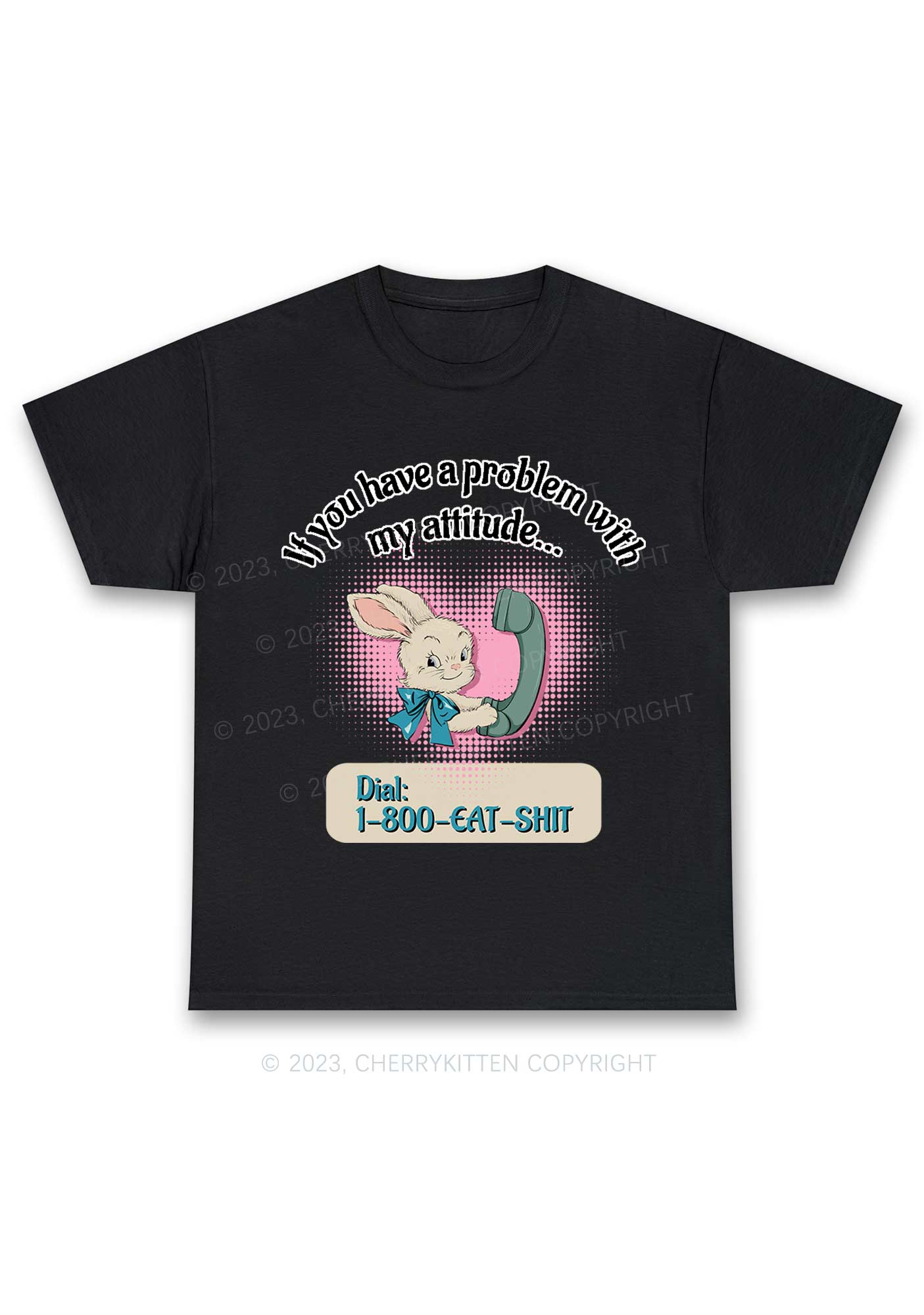 You Have A Problem Y2K Chunky Shirt Cherrykitten