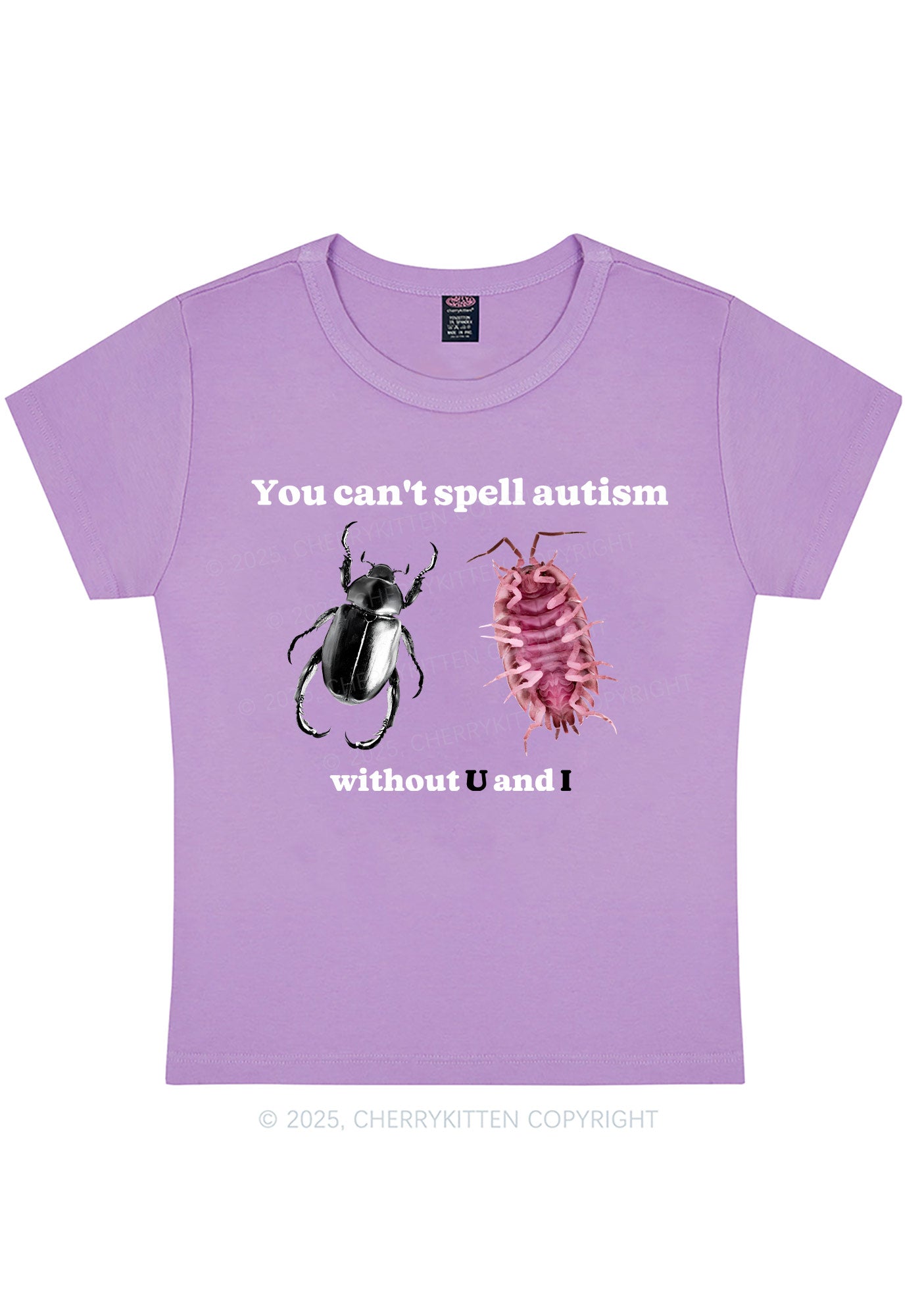 Autism Insect Y2K Baby Tee Cherrykitten