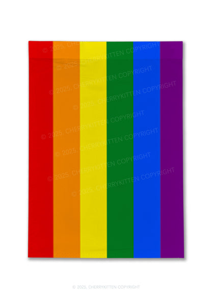 Y2K Pride Garden Flags Cherrykitten