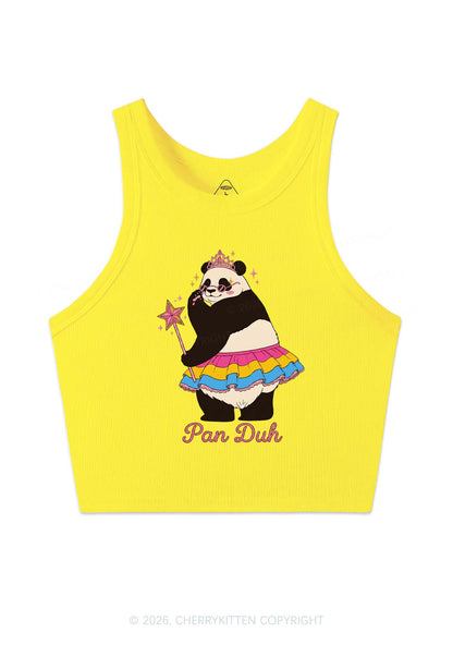 Pan Duh Pride Y2K Crop Tank Top Cherrykitten
