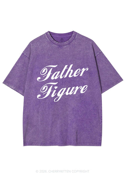 Father Figure Valentine's Day Y2K Shirts Washed Tee Cherrykitten