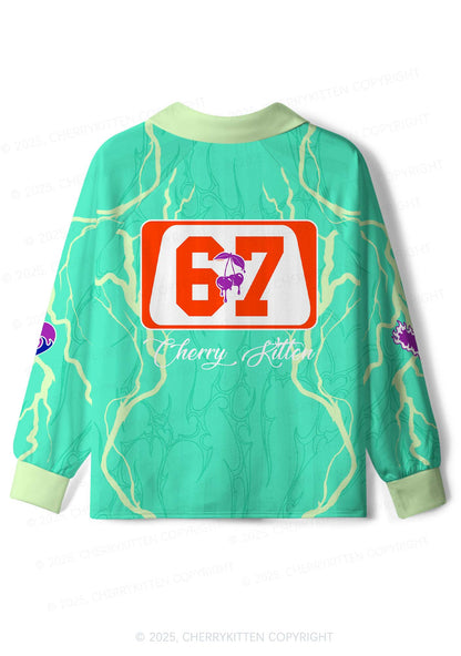 Custom Rizz Em With The Tism Y2K Sport Long Sleeve Jersey Shirts Cherrykitten