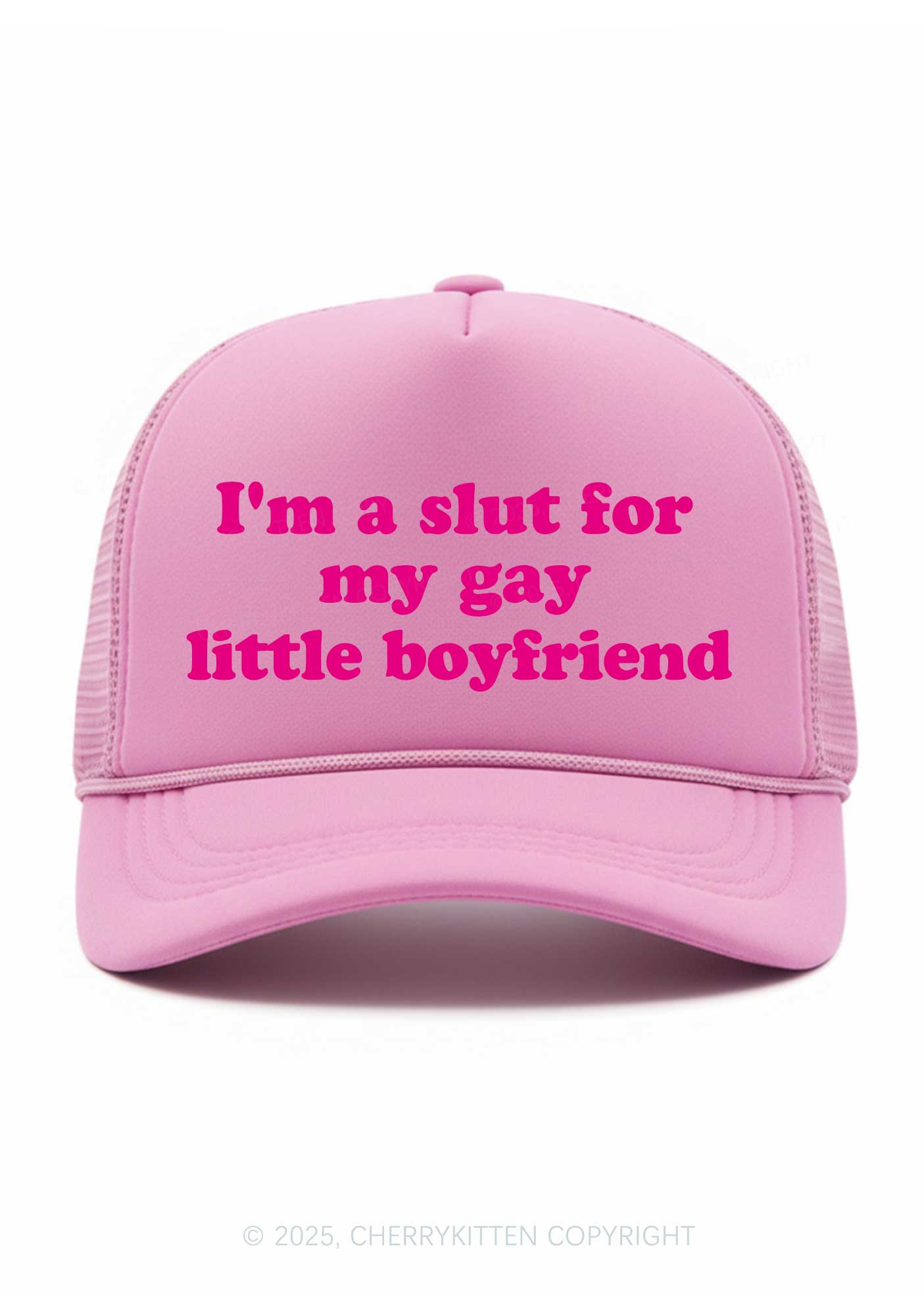 Slxt For My Gay BF Valentine's Day Y2K Trucker Hat Cherrykitten