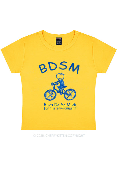 Bikes Do Much Environment Y2K Baby Tee Cherrykitten