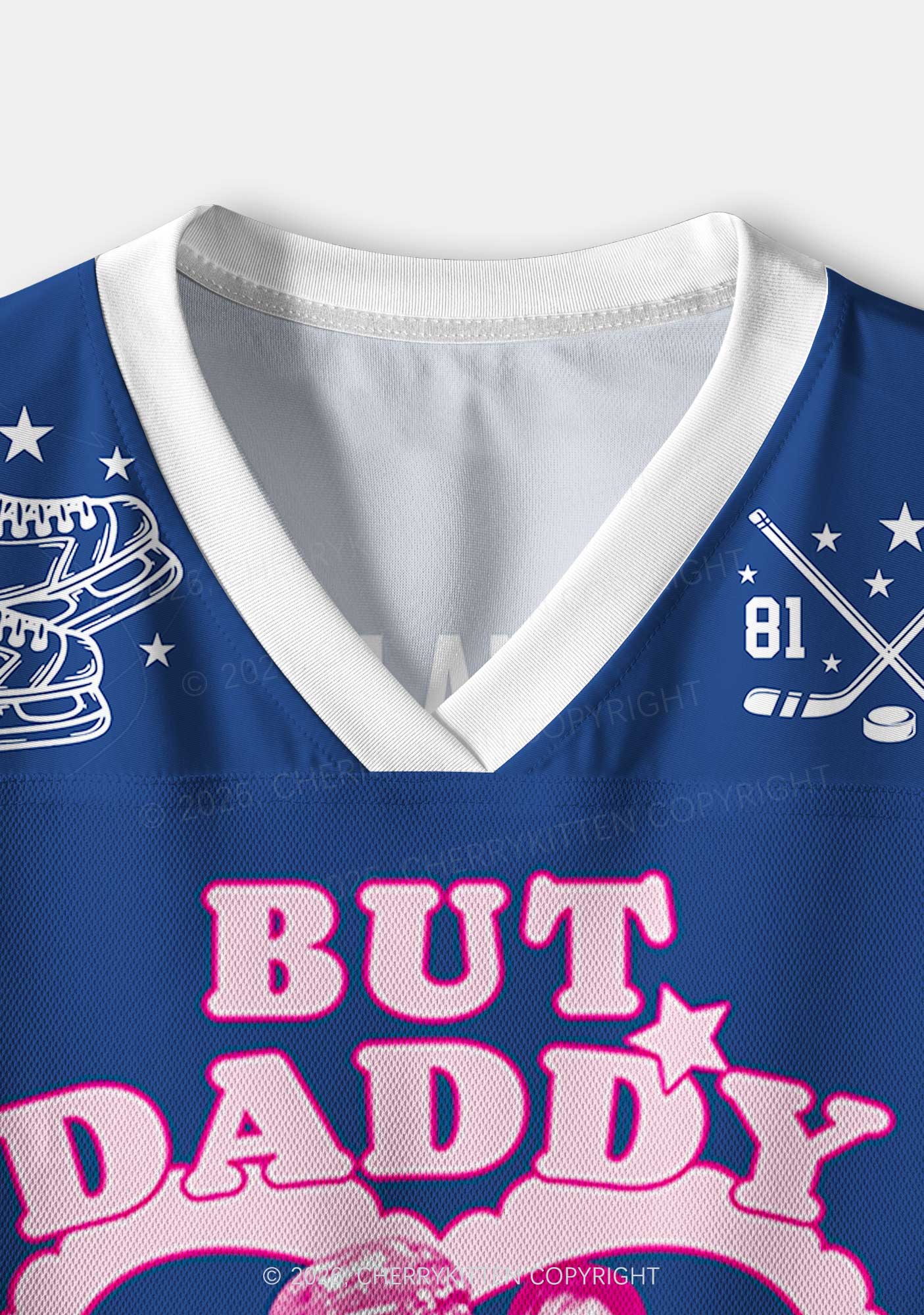 But Daddy I Love Them HR Y2K Crop Sport Jersey Shirts Cherrykitten