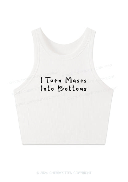Turn Mascs Into Bottoms Y2K Crop Tank Top Cherrykitten