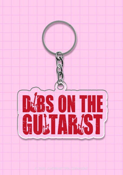 Dibs On The Guitarist 1Pc Y2K Keychain Cherrykitten