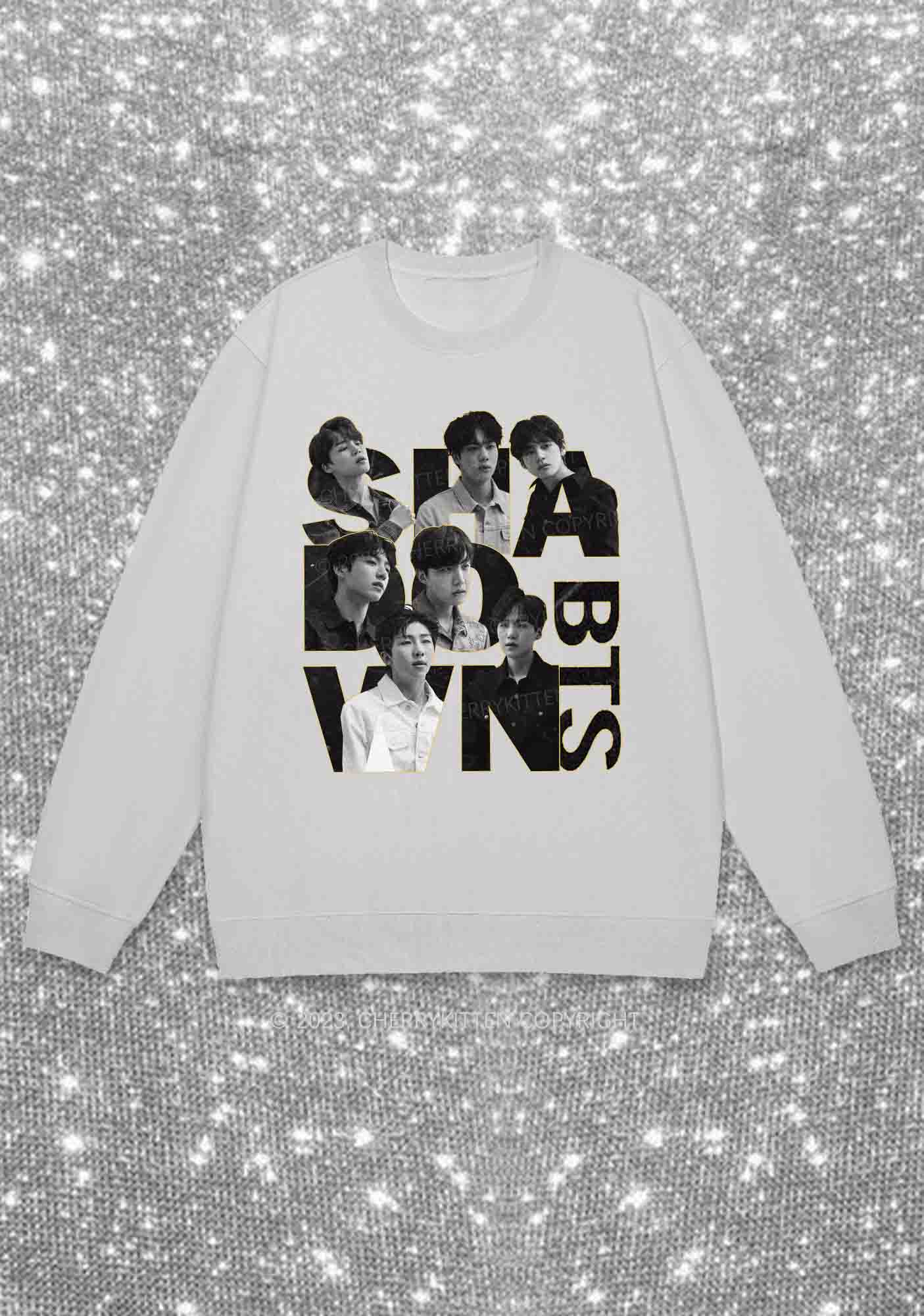 Bangtan Members Kpop Y2K Sweatshirt Cherrykitten