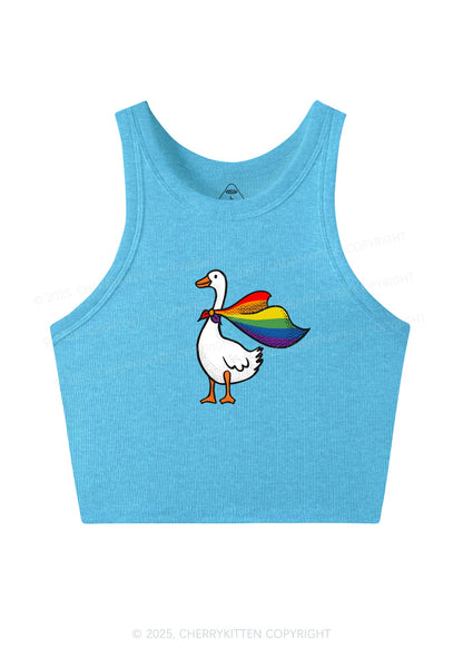 Pride Goose Y2K Crop Tank Top Cherrykitten