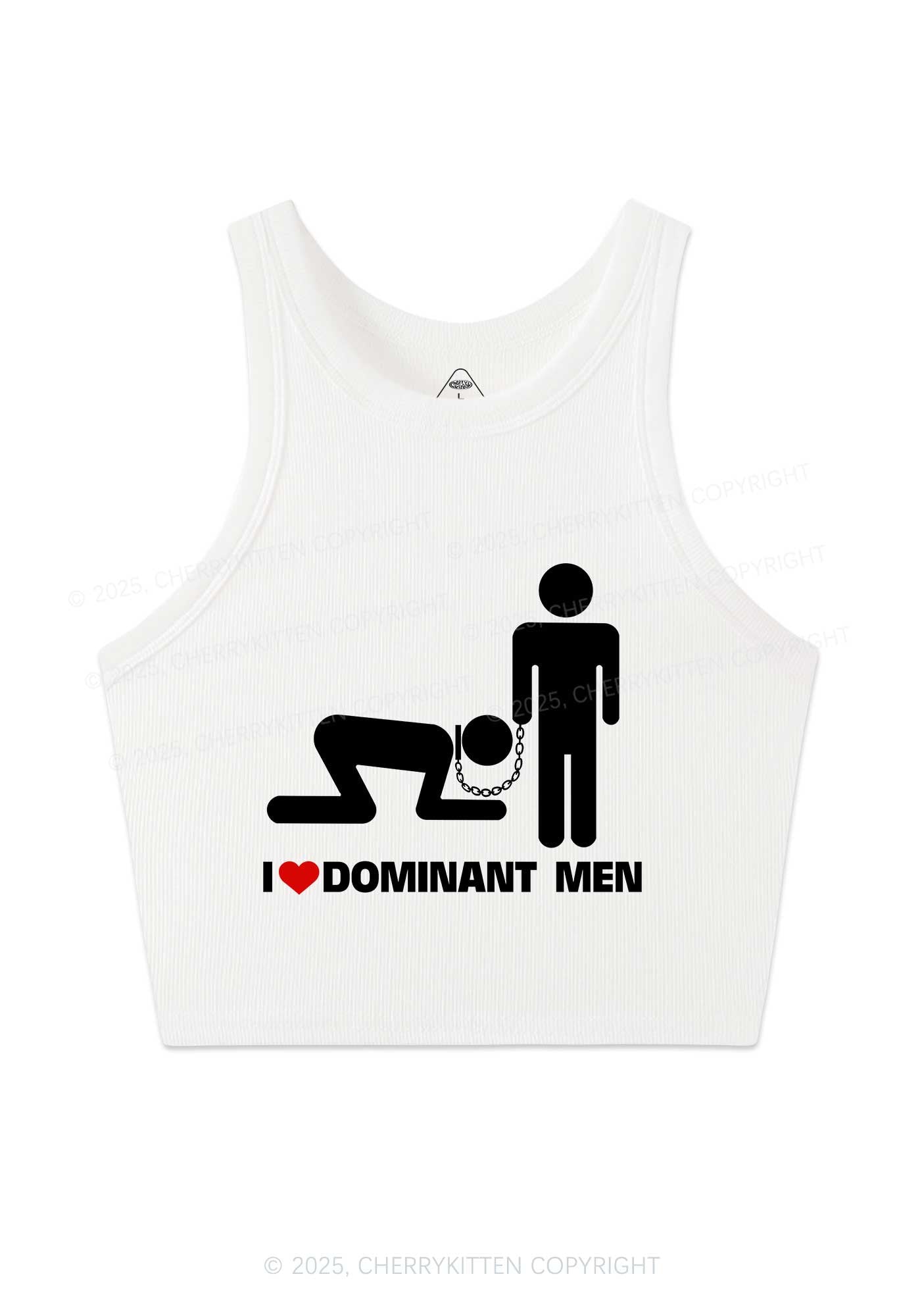 Love D Men Pride Y2K Crop Tank Top Cherrykitten