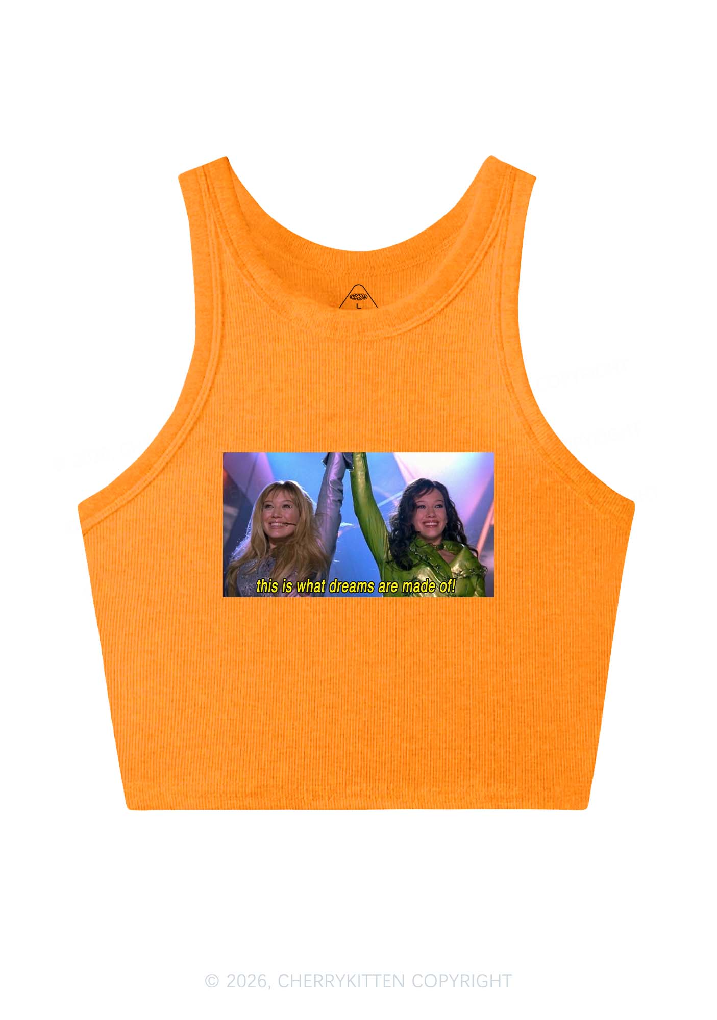 This Is What Dreams Are Y2K Crop Tank Top Cherrykitten