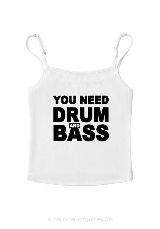 Need Drum And Bass Y2K Spaghetti Strap Cami Cherrykitten