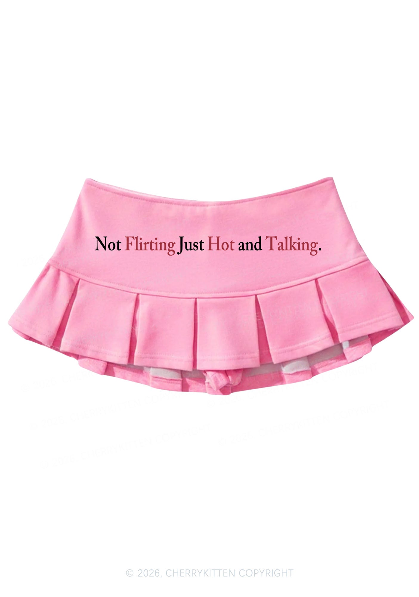 Just Hot And Talking Y2K Mini Pleated Skirts Cherrykitten