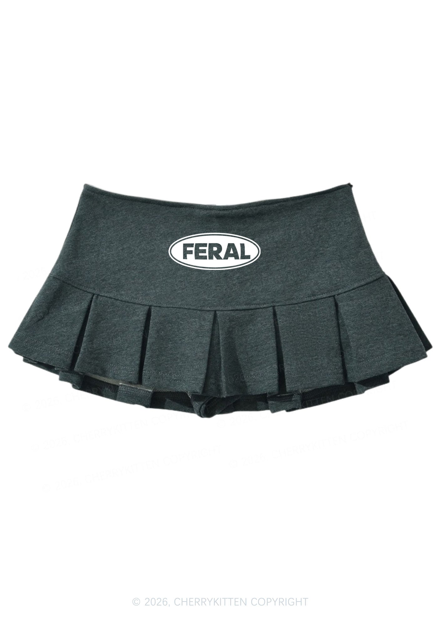 Feral Y2K Mini Pleated Skirts Cherrykitten